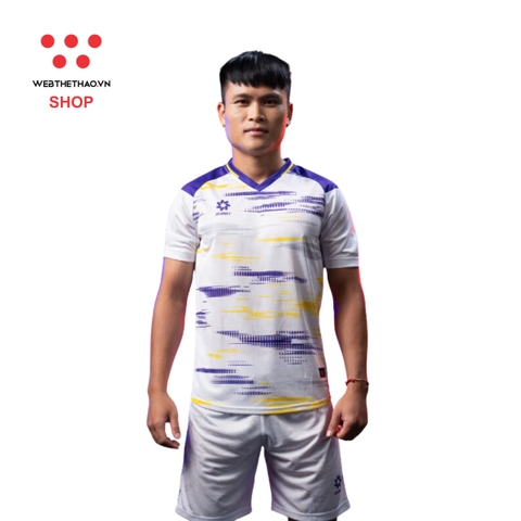 Bộ quần áo bóng đá Jogarbola Vibrant "White" MJ-TP0924.B02-05 - Hàng Chính Hãng