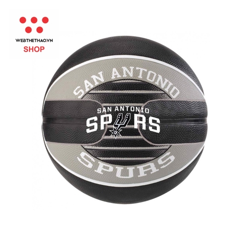 Bóng rổ Spalding NBA Team Outdoor size 7 "San Antonio Spurs" 83-512z- Hàng Chính Hãng