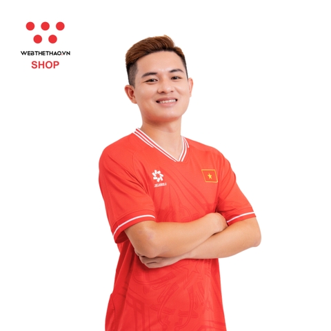 Áo thi đấu (bản FAN) đội tuyển quốc gia Việt Nam 2024 "Đỏ" MJ-AJ1295-03 - Hàng Chính Hãng