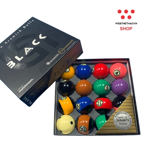 Hộp bóng bi-a Belgian Aramith Balls Black - Hàng Chính Hãng