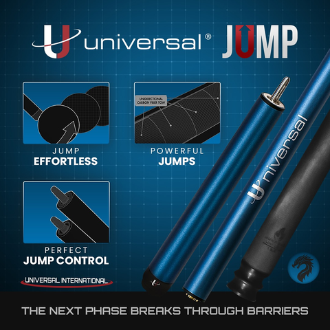 Gậy nhảy bi-a Universal U-Jump "Blue" UJ-02 - Hàng Chính Hãng