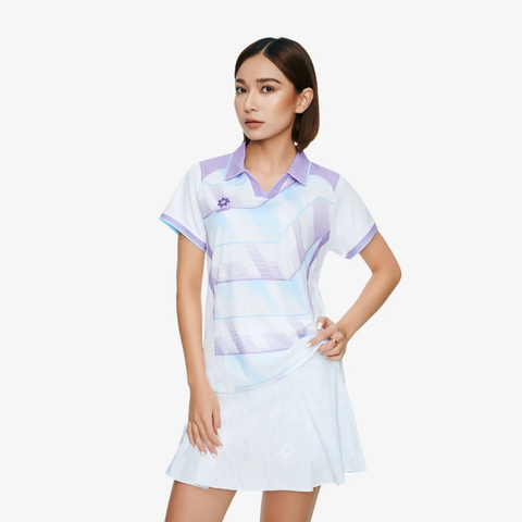 Áo Polo Nữ Jogarbola ClassicPick màu "Purple" WJ-A4072-01 - Hàng Chính Hãng