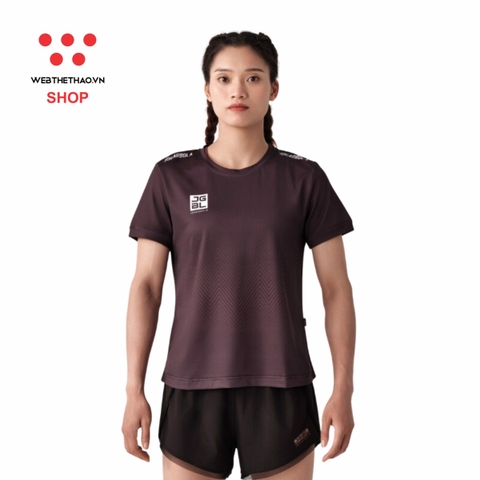 Áo thun Nữ Động Lực Jogarbola nữ Classic Dry-Fit "Tím Đậm" WJ-0422.01 - Hàng Chính Hãng