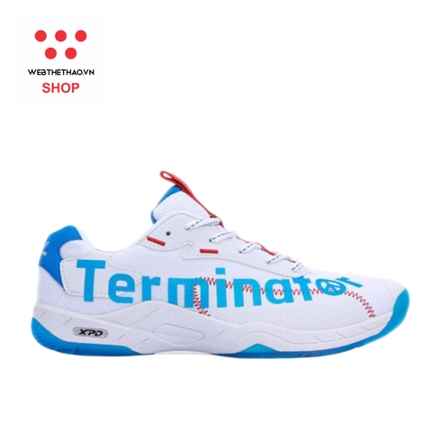Giày Cầu Lông / Bóng Chuyền Nam Nữ XPD Terminator BM110 "Trắng" XPD-BM110-02 - Hàng Chính Hãng