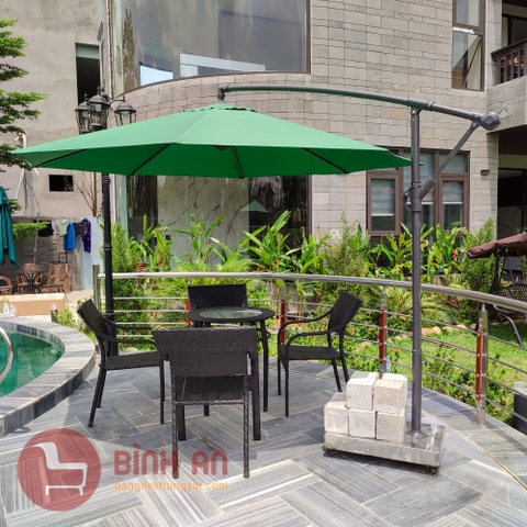 Những vị trí độc đáo đặt ô dù che nắng ngoài trời trong không gian nhà bạn