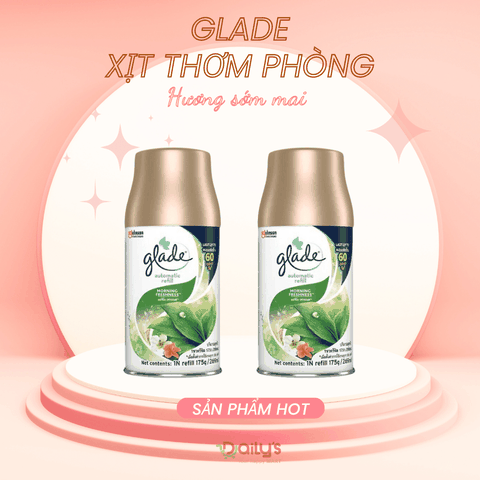 GLADE Chai xịt tự động khử mùi, thơm phòng