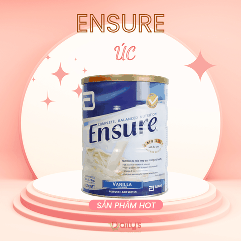 ENSURE ÚC Sữa bột hộp 850g