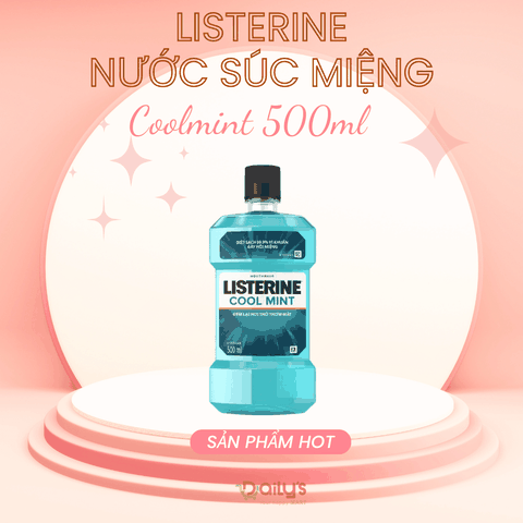 LISTERINE Nước súc miệng - Coolmint 500ml