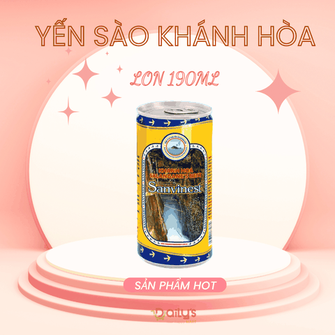 KHÁNH HÒA SAVINEST Nước yến sào lon có đường 190ml