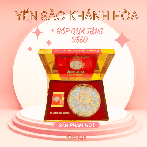 Yến sào Khánh Hòa tinh chế dạng tổ hộp 100g