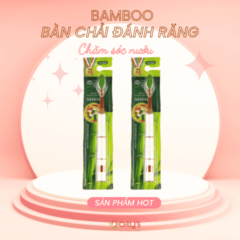 BÀN CHẢI BAMBOO - Salt in mom dành riêng cho nướu vỉ 1 cái