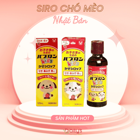 (Nhật Bản) TAISHO Siro cảm cúm chó mèo