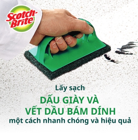 (USA) SCOTCH-BRITE Bàn chải cọ sàn siêu sạch