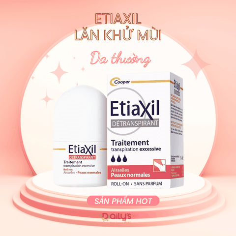 ETIAXIL Lăn nách khử mùi - Màu đỏ cho da thường 15ml