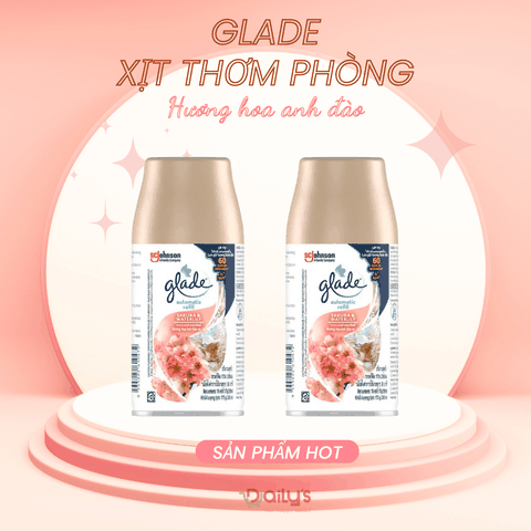 GLADE Chai xịt tự động khử mùi, thơm phòng