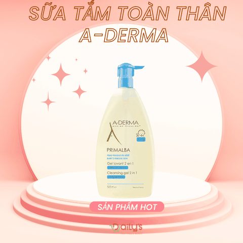 A DERMA Sữa tắm cho bé 500l
