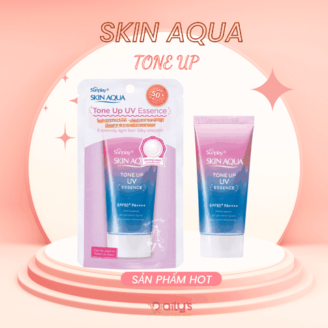 SKIN AQUA Kem Chống Nắng nâng tông