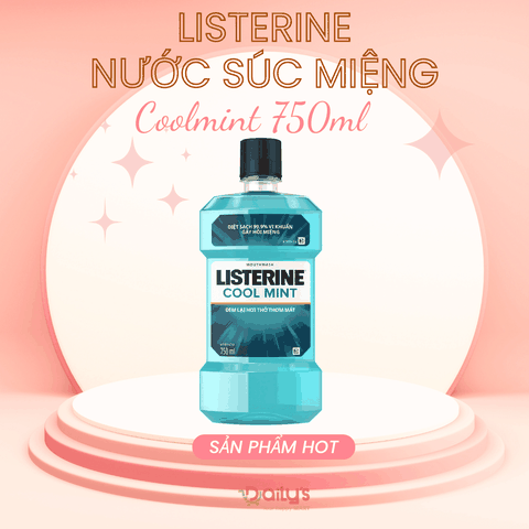 LISTERINE Nước súc miệng - Coolmint 750ml