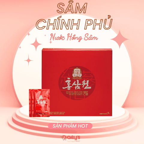 SÂM CHÍNH PHỦ NƯỚC HỒNG SÂM WON