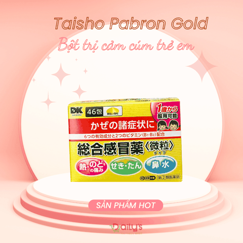 TAISHO PABRON Bột cảm cúm trẻ em 46 gói