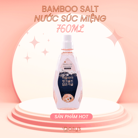 BAMBOO SALT Nước súc miệng muối hồng