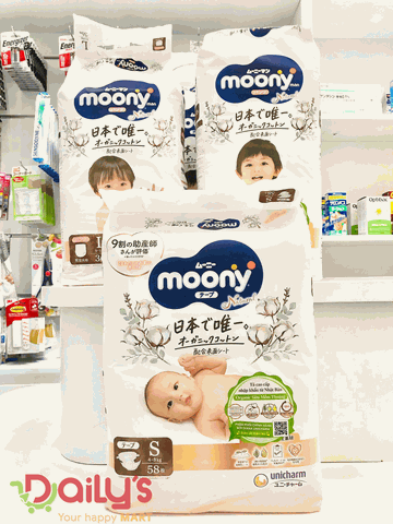 Bỉm Moony Natural full size