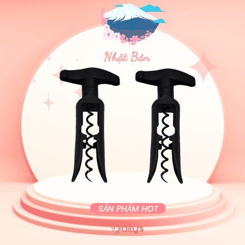 Dụng cụ mở nắp rượu vang (loại rẻ) 15cmx7,5cm