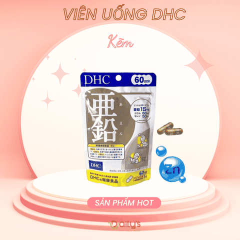 Viên uống DHC Nhật Bản - Kẽm 60 viên 60 ngày
