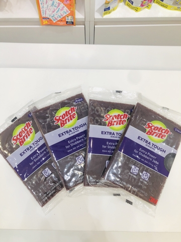 SCOTCH-BRITE CƯỚC RỬA CHÉN SIÊU MẠNH (Gói 1 miếng)