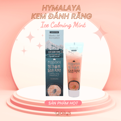 BAMBOO SALT - Kem đánh răng muối hồng Hymalaya 100g