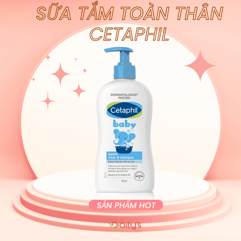 CETAPHIL Sữa tắm gội trẻ em 400ml
