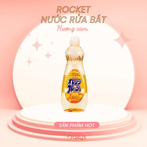 ROCKET Nước rửa chén hương cam 600ml