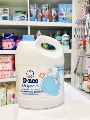 D-NEE Nước giặt xả quần áo em bé 3 lít