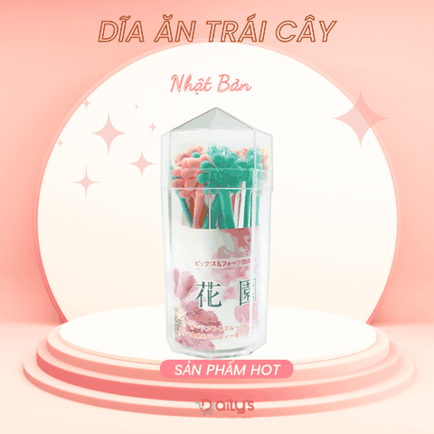 Dĩa ăn trái cây hình hoa hộp 20c