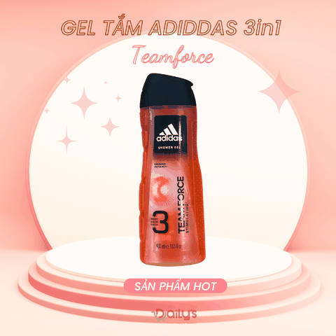 ADIDAS SHOWER GEL Tắm gội - Team Force 400ml