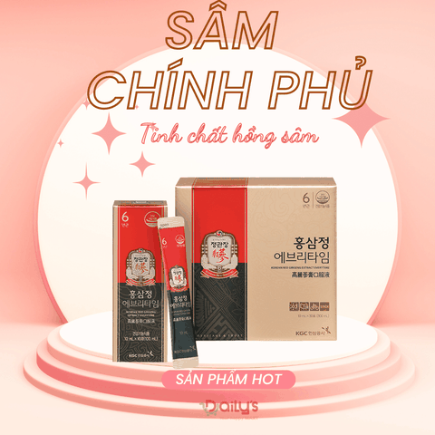 SÂM CHÍNH PHỦ TINH CHẤT HỒNG SÂM PHA SẴN