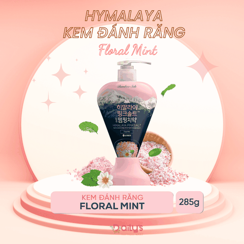 BAMBOO SALT - Kem đánh răng muối hồng hymalaya 285g