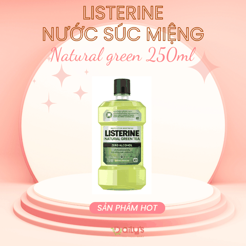 LISTERINE Nước súc miệng - Green tea 250ml