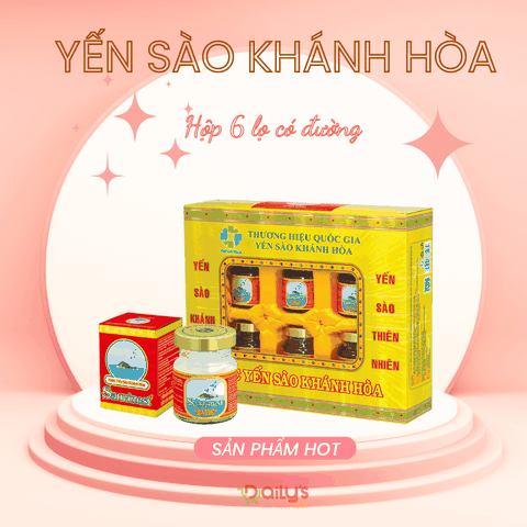 KHÁNH HÒA SANVINEST Hộp 6 lọ có đường (6x70ml)