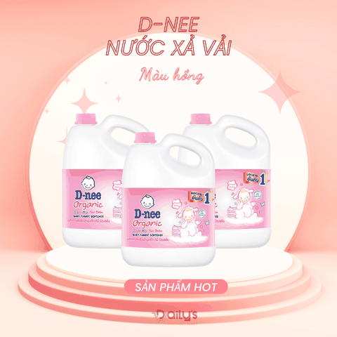 D-NEE  Nước xả mềm quần áo em bé 2800ml
