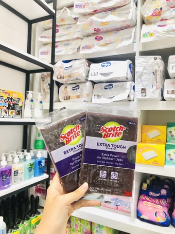 SCOTCH-BRITE CƯỚC RỬA CHÉN SIÊU MẠNH (Gói 1 miếng)