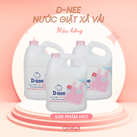 D-NEE Nước giặt xả quần áo em bé 3 lít