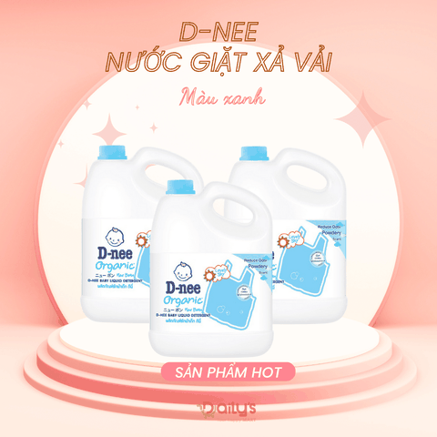 D-NEE Nước giặt xả quần áo em bé 3 lít