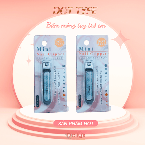 DOTTYPE Bấm móng tay trẻ em dài 6,5 cm