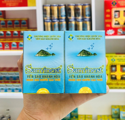 Nước yến Sanvinest dành cho người cao tuổi hộp 6 lọ 70ml