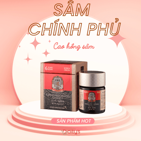 SÂM CHÍNH PHỦ TINH CHẤT HỒNG SÂM CÔ ĐẶC KRG EXTRACT