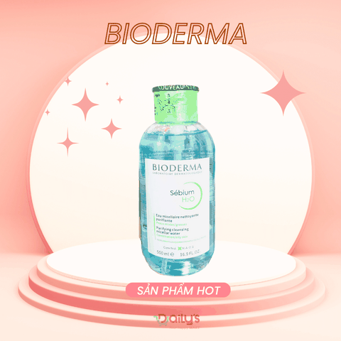 BIODERMA Nước tẩy trang cho da nhạy cảm 500ml