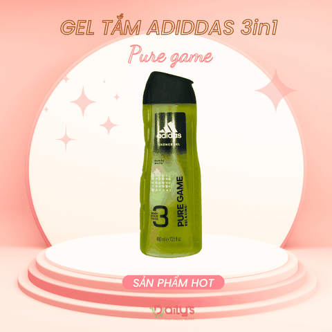 ADIDAS SHOWER GEL Tắm gội - Pure Game 400ml