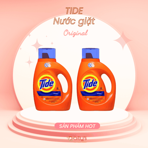 (Mỹ) Nước giặt Tide 1,36l