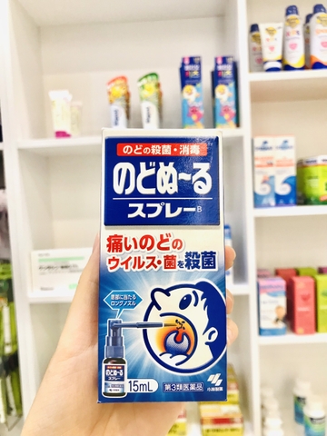 KOBAYASHI Xịt họng giảm ho, giảm viêm không mùi